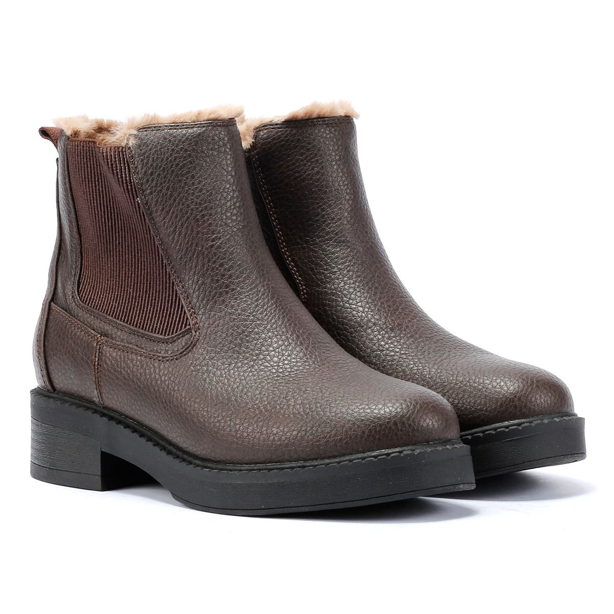 Blowfish Malibu Vera Cozy Damenstiefel Aus Kunstleder In Braun