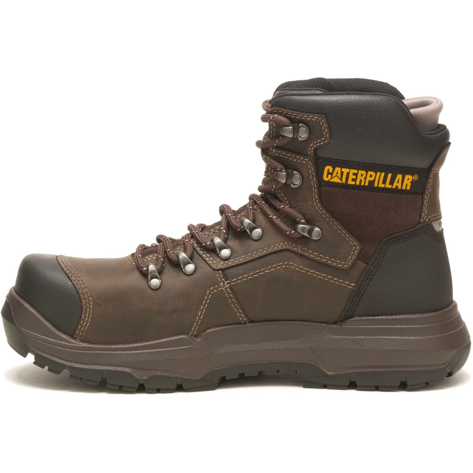 Caterpillar Diagnose 2.0 Leder Kaffee Sicherheitsstiefel