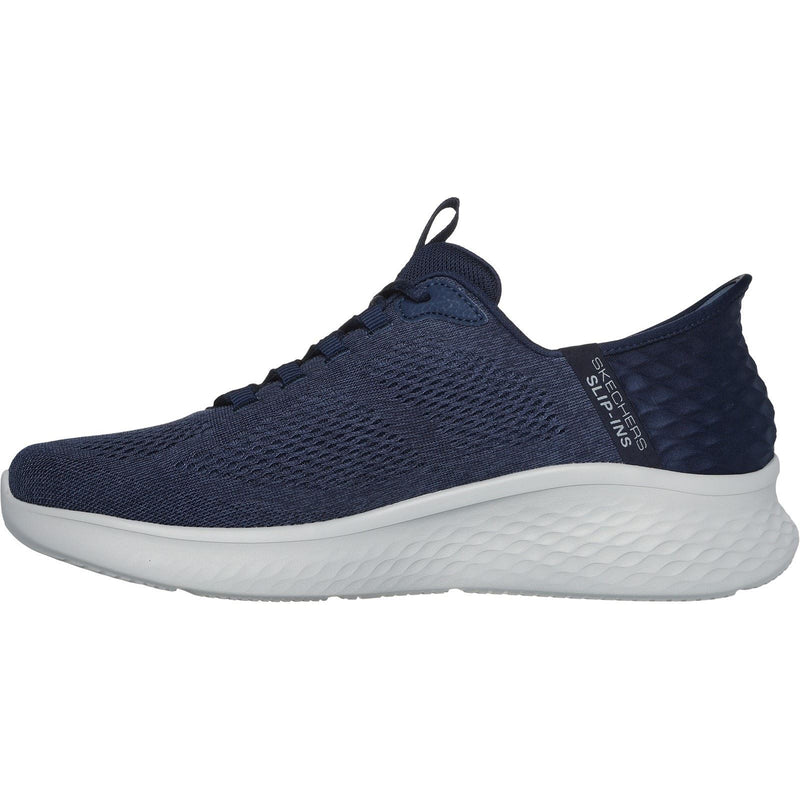 Skechers Skech-Lite Pro Primebase Herren Turnschuhe In Marineblau/Gelb