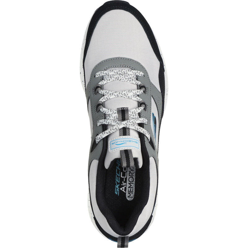 Skechers Skech-Air Court - Yatton Leder Herren Grau/Multi Sneakers