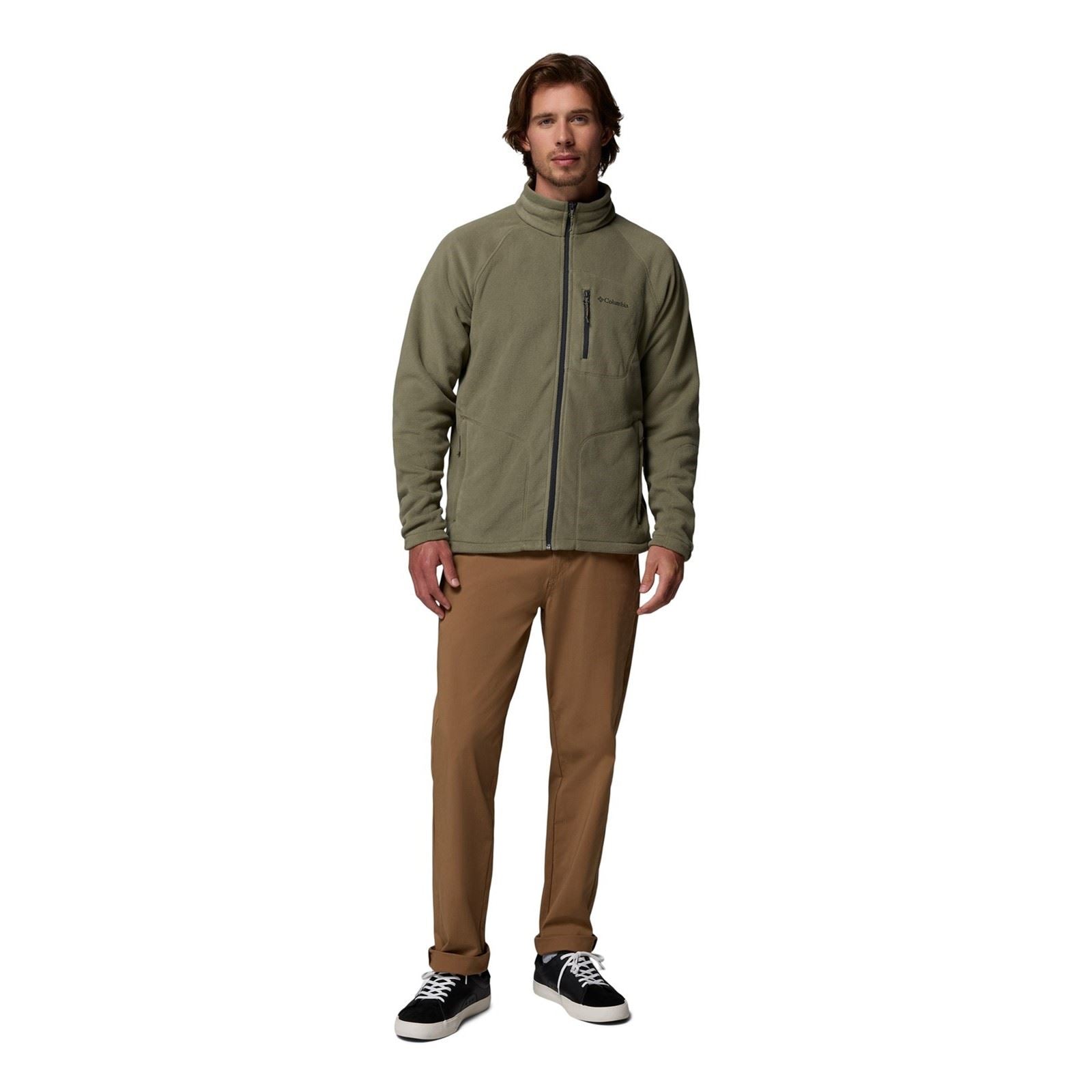 Columbia Fast Trek II Full Zip Herren Grüne Fleecejacke