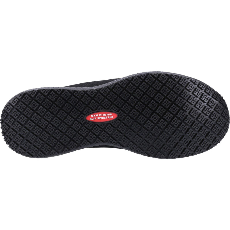 Skechers Workwear Squad Sr Wide Textil Damen Schwarze Sicherheits Sneakers