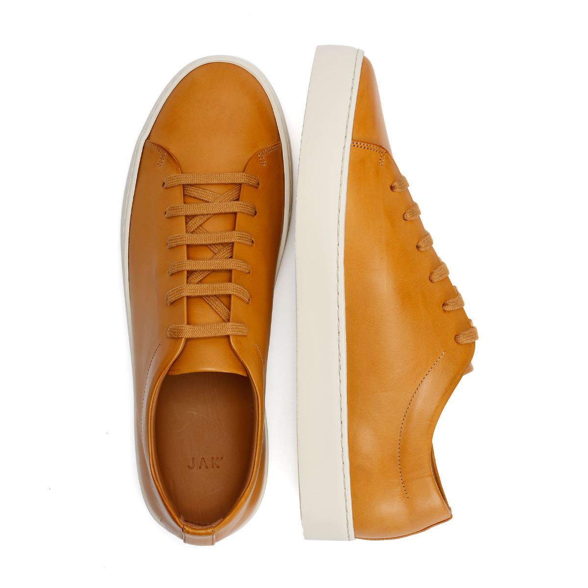 JAK Royal Leder Herren Braune Sneaker