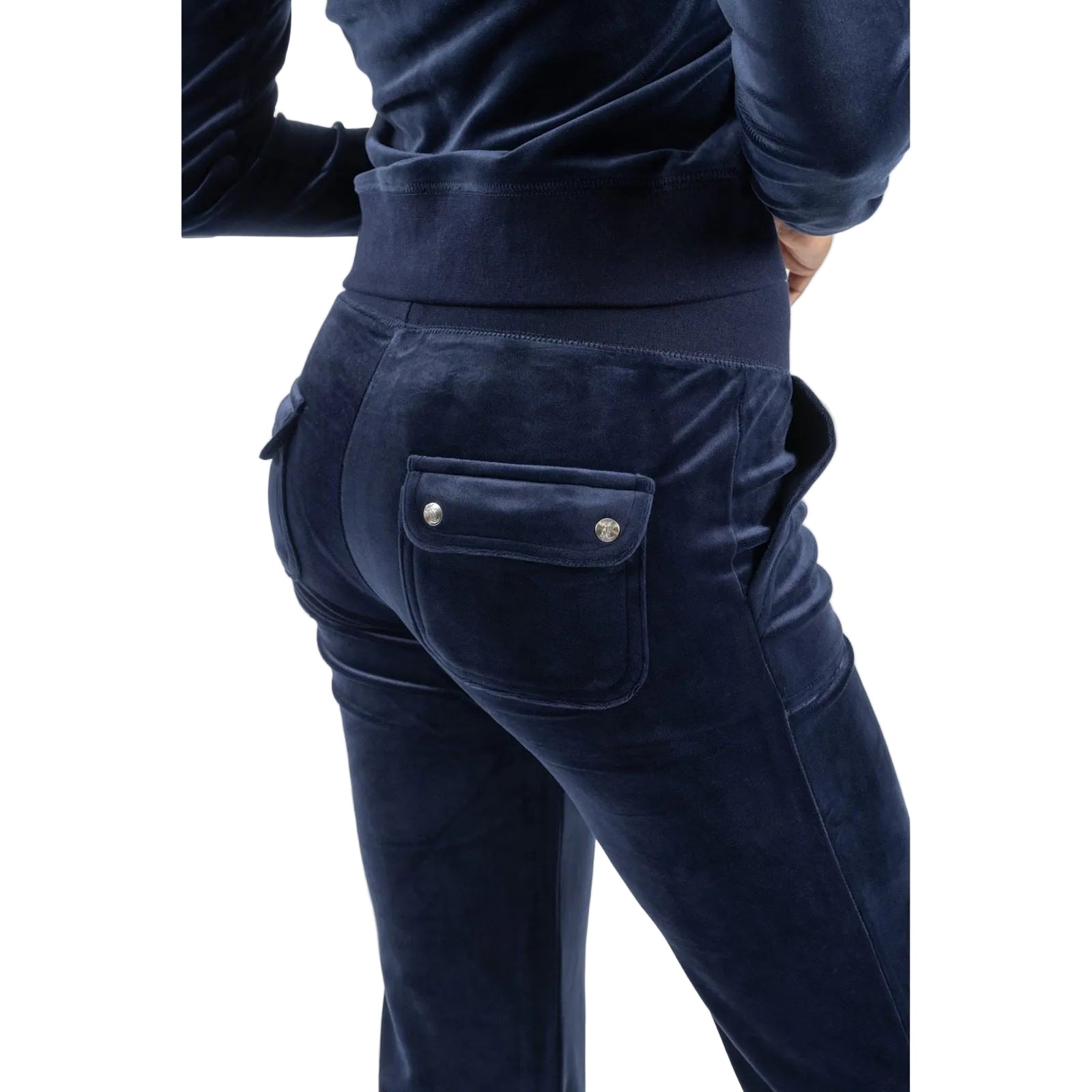 Juicy Couture Del Ray Polyester Damen Blaue Jogginghosen