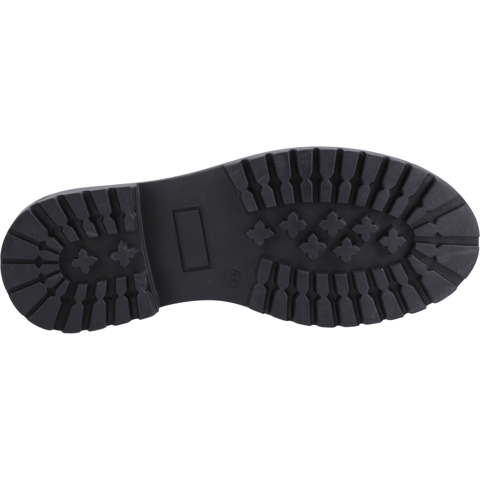 Hush Puppies Athena Patent Mädchen Brogues Aus Schwarzem Leder