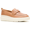 Hush Puppies Joy Penny Leder Damen Tan Loafers