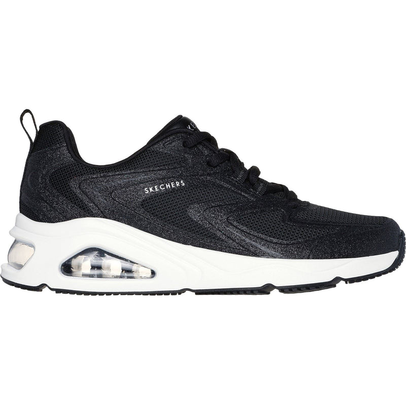 Skechers Tres-Air Uno Glit Airy Damen Schwarze Farbe Turnschuhe