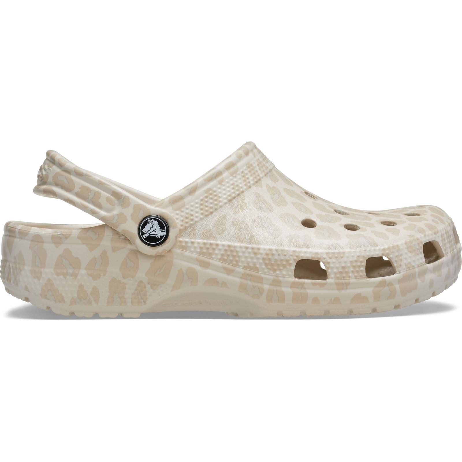 Crocs Classic Animal Eva Damen Mandelton/Leoparden Clogs