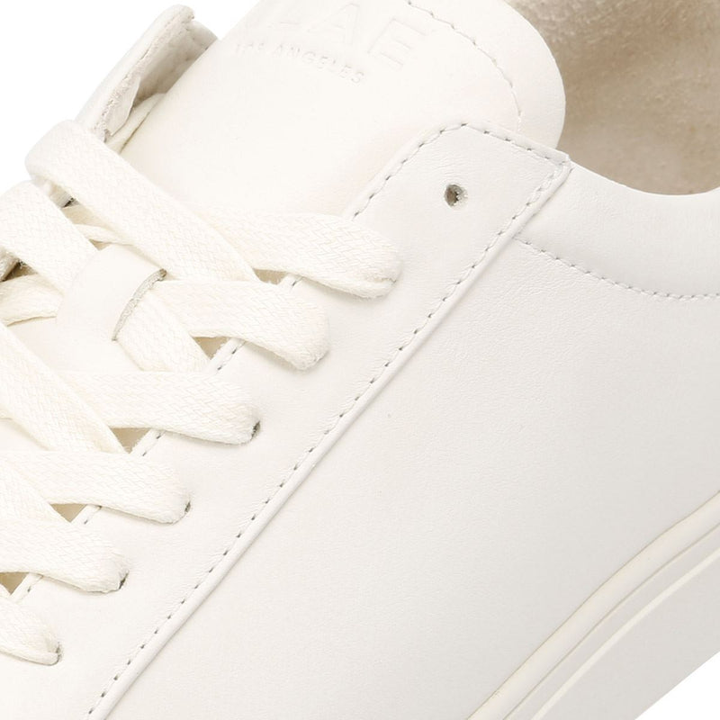 Clae Bradley Essentials Leder Herren Weiße Sneakers