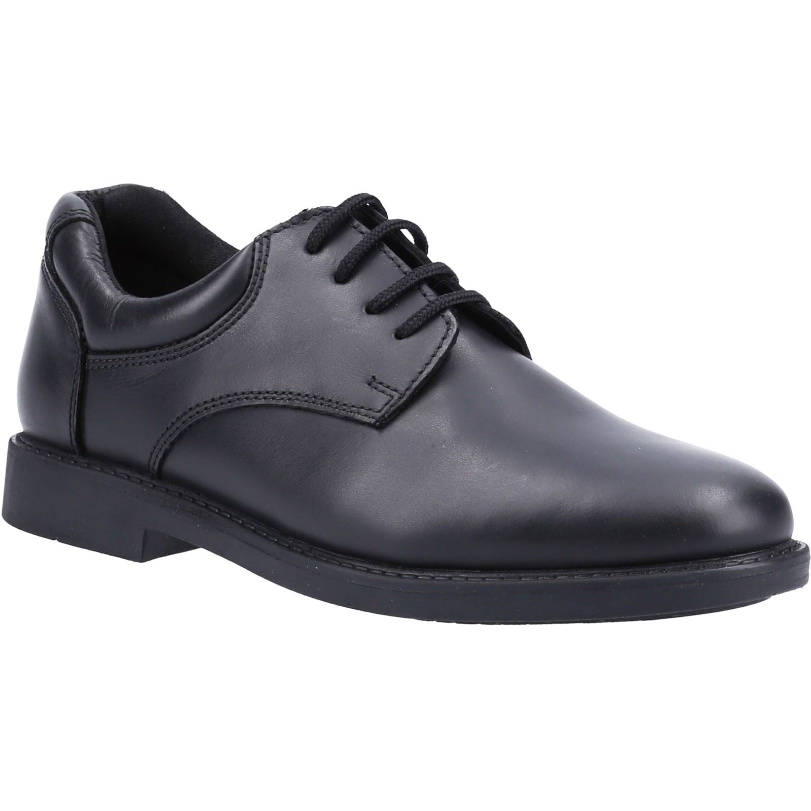 Hush Puppies Tim Junior Lederschuhe Für Jungen In Schwarz