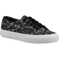 Superga 2750 Floral Print Dunkelgraue/Dunkelgraue Damensneaker Mit Blumenmuster