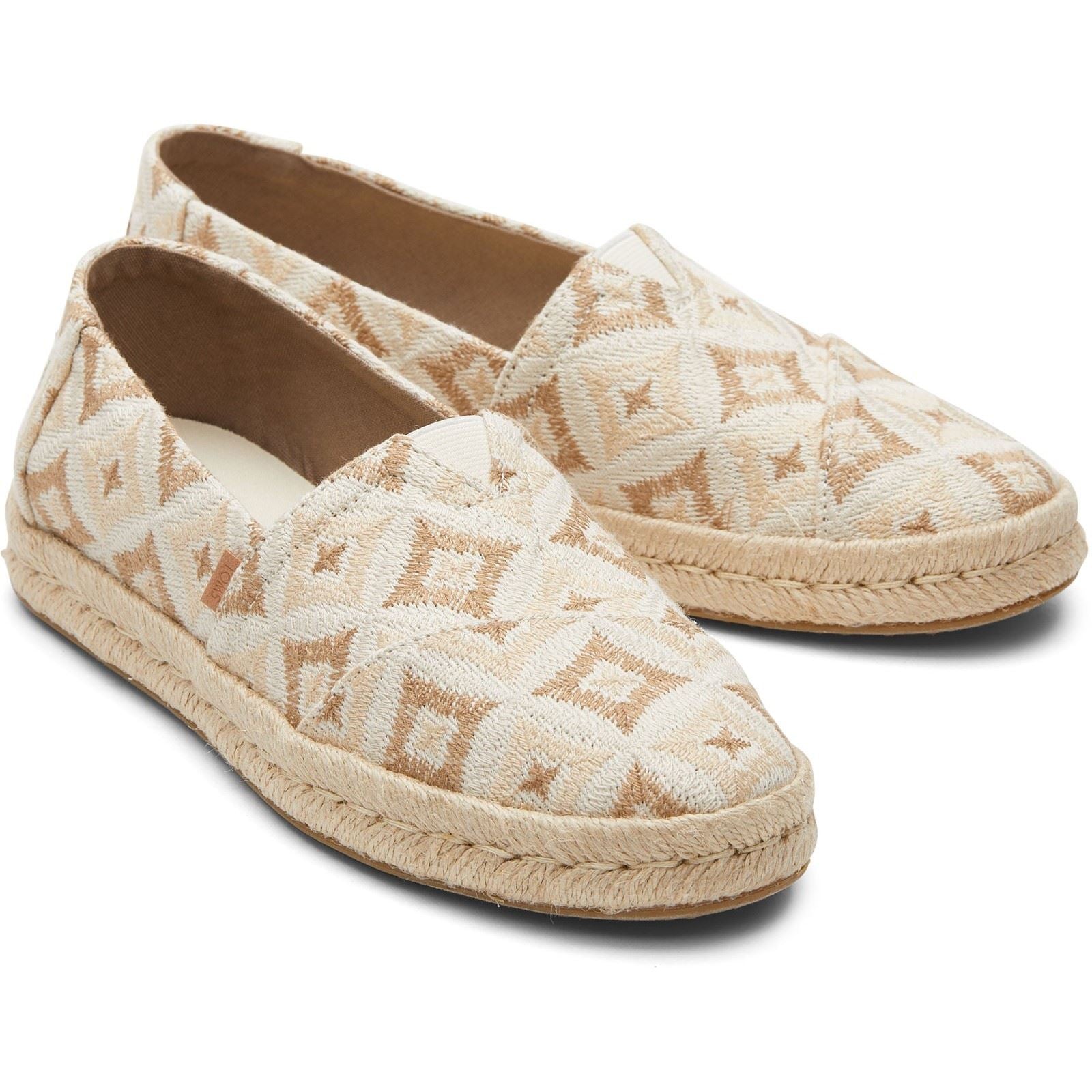 TOMS Alpargata Rope 2.0 Damen Natural Geo Espadrilles