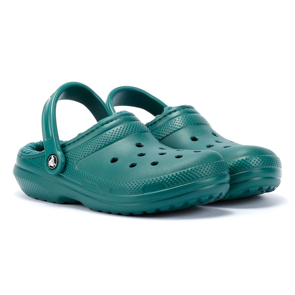 Crocs Classic Lined Damen Sandalen In Grün