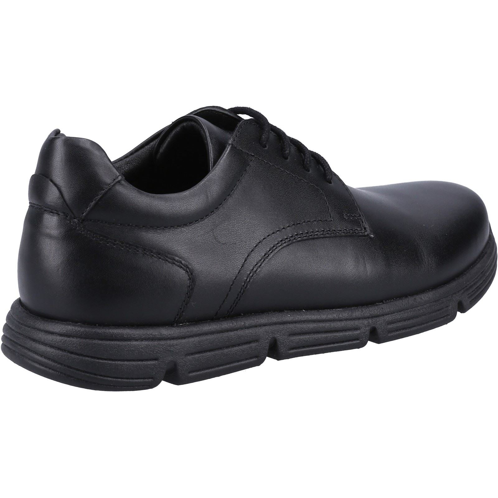 Hush Puppies Adrian SNR Lederschuhe Für Jungen In Schwarz