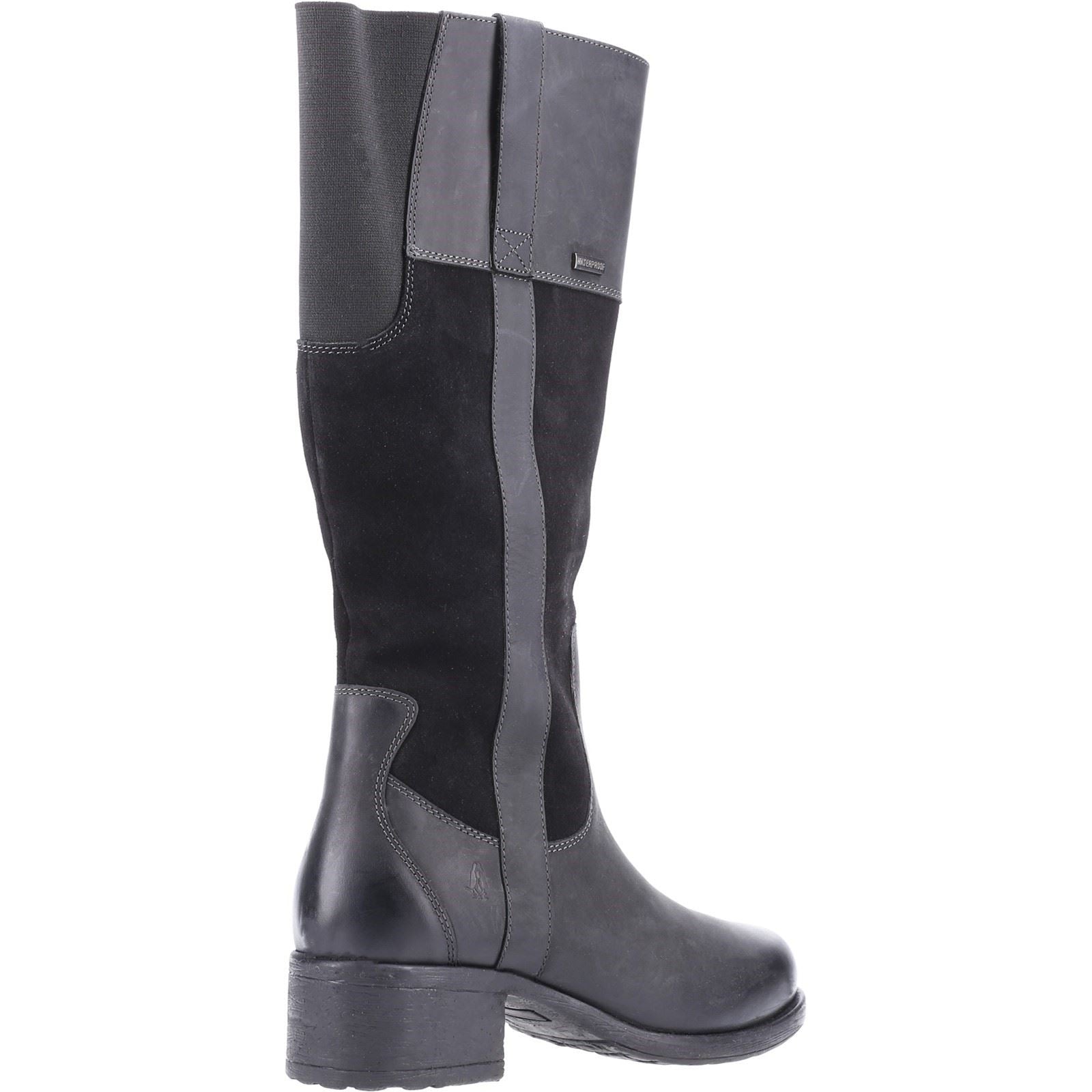 Hush Puppies Samara Damenstiefel Aus Schwarzem Wildleder