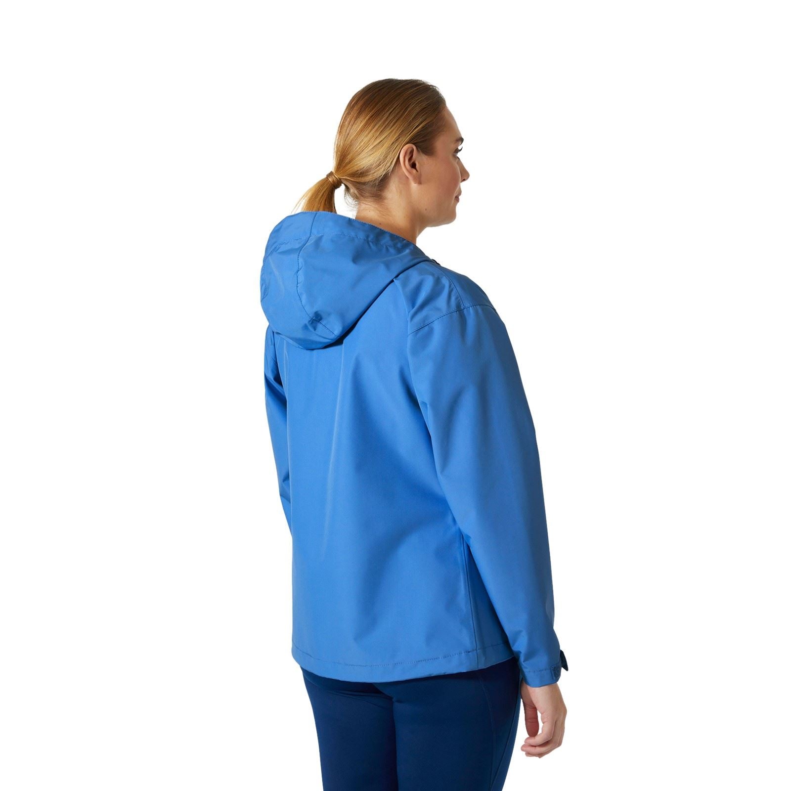 Helly Hansen Sport Seven J Damen Blaue Regenjacke