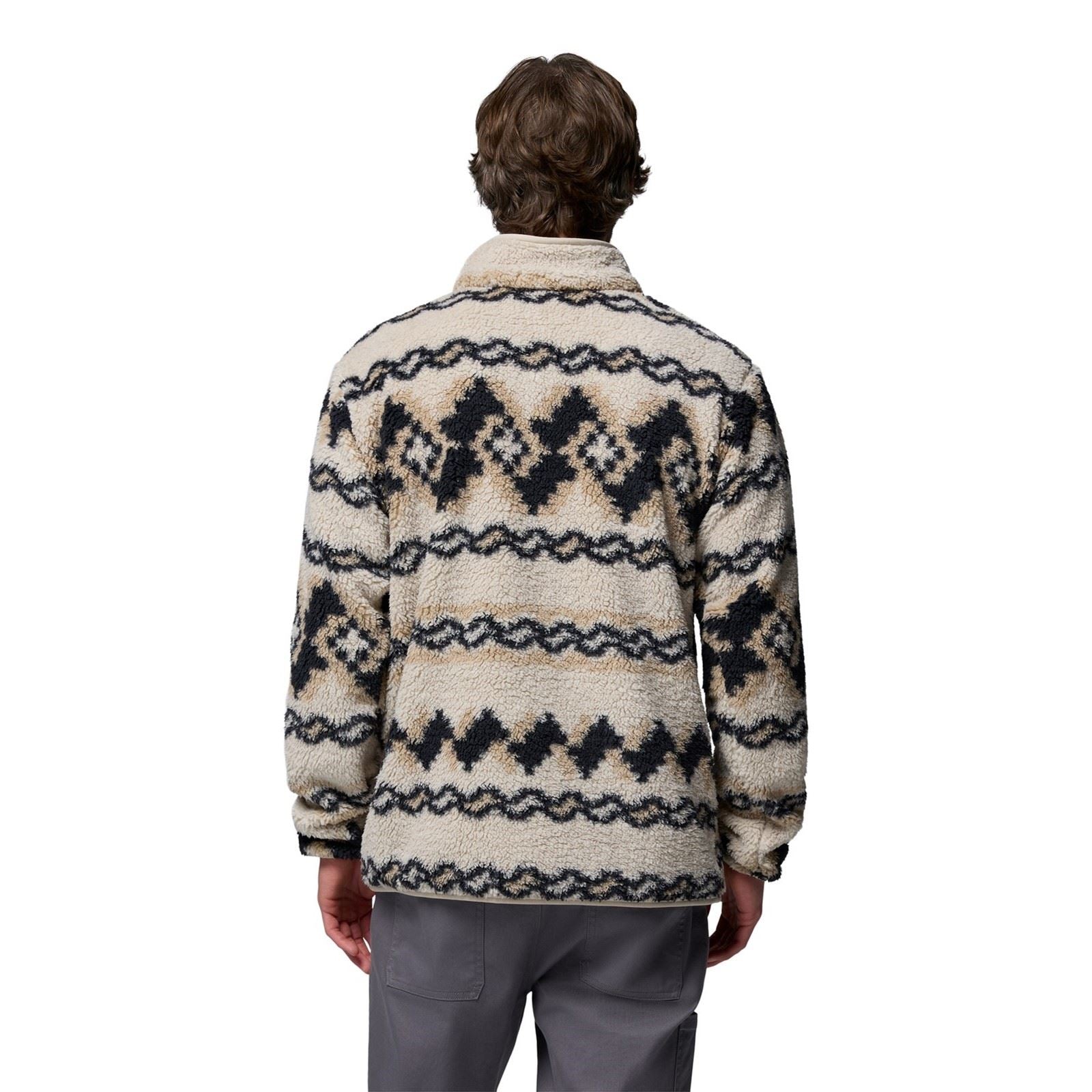 Columbia Rugged Ridge High Pile Half Zip Herren Brauner Fleece Pullover