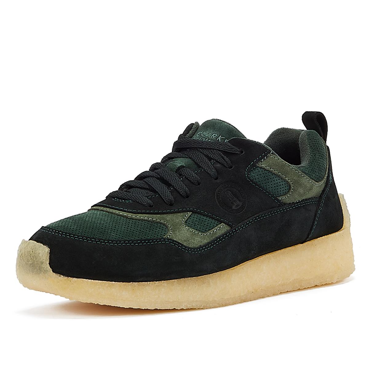 Clarks Originals Lockhill Combi Herren Grüne Turnschuhe