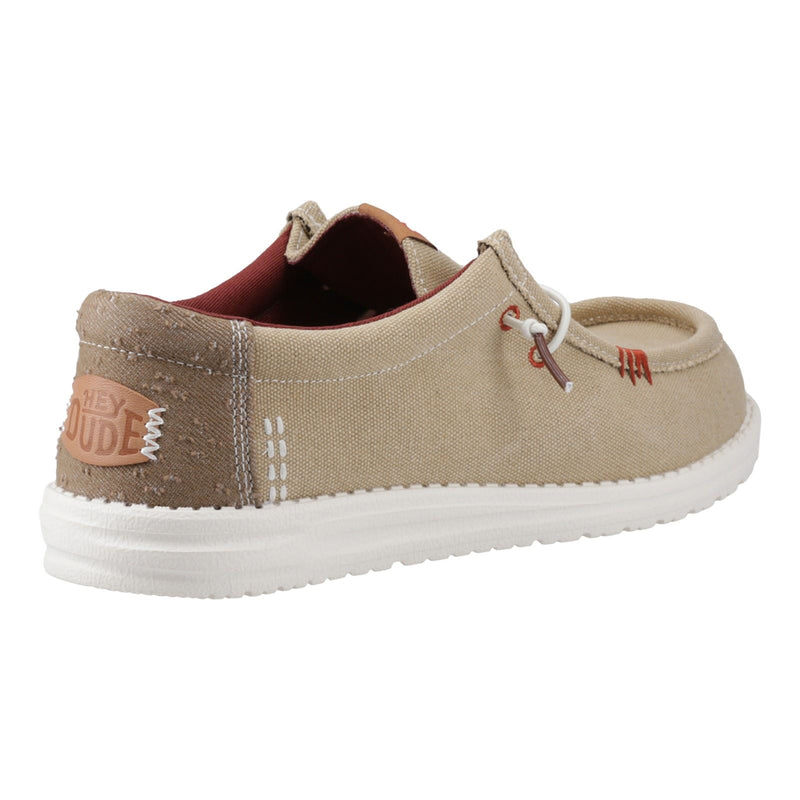 HEYDUDE Wally Workwear Polyester Mischung Herren Incense/Multi-Mokassin Schuhe