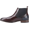 Pod Frank Leder/Textil-Herrenstiefel In Kastanienbraun