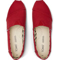 TOMS Alpargata 100% Baumwolle Herren Rote Espadrilles