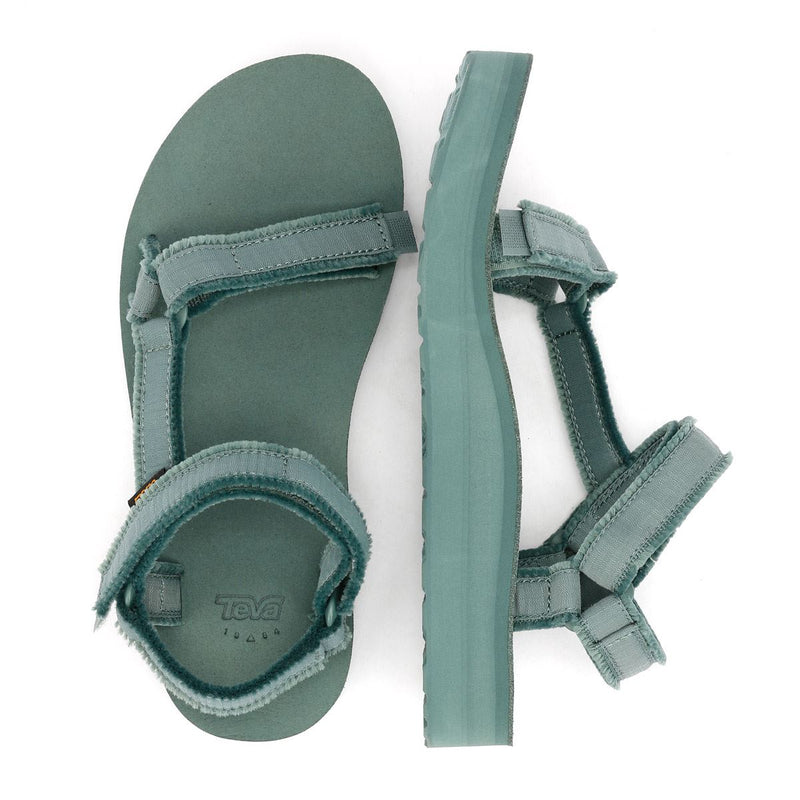Teva Midform Universal Canvas Damen Sandalen In Grün
