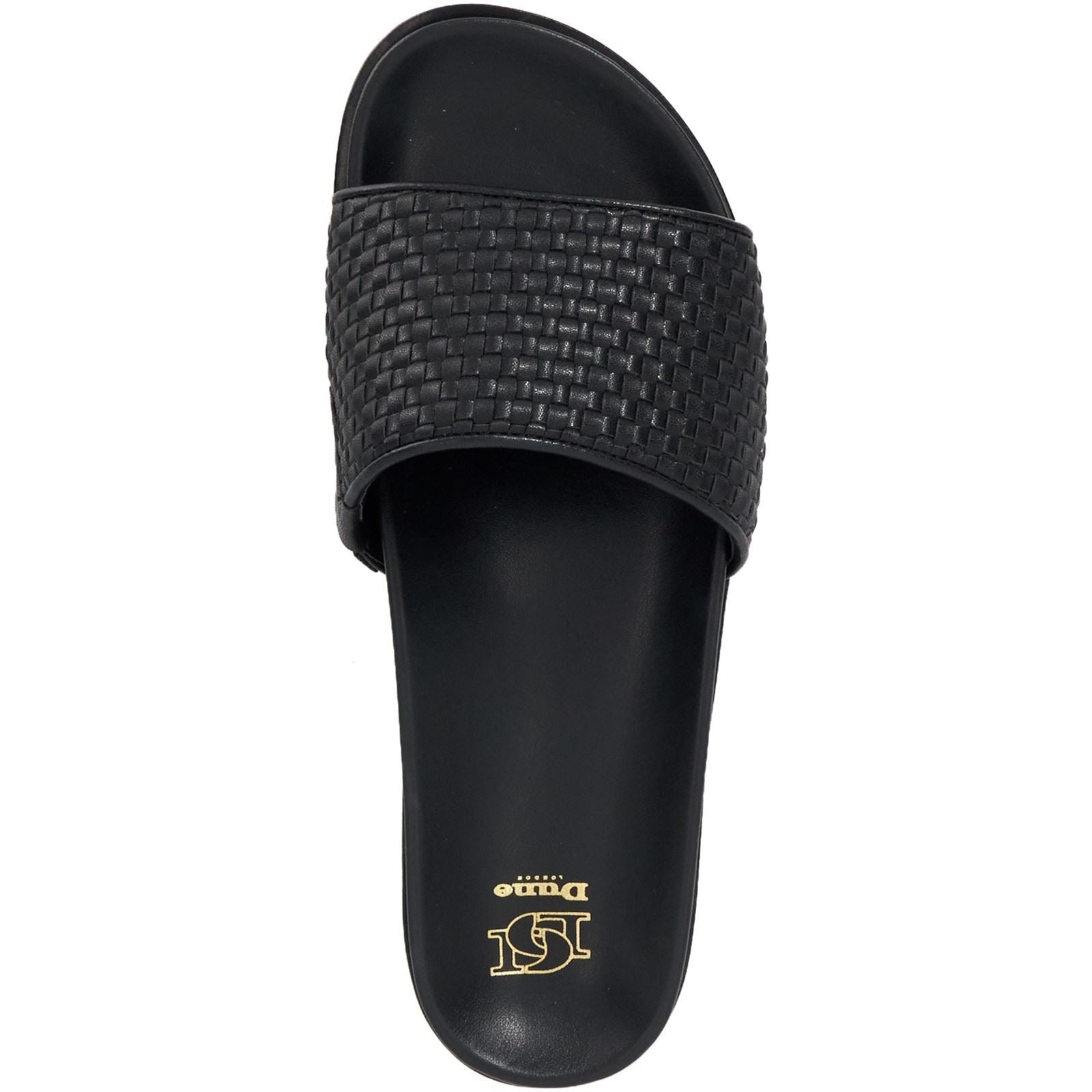 Dune Lilas Damen Schwarze Farbe Sandalen