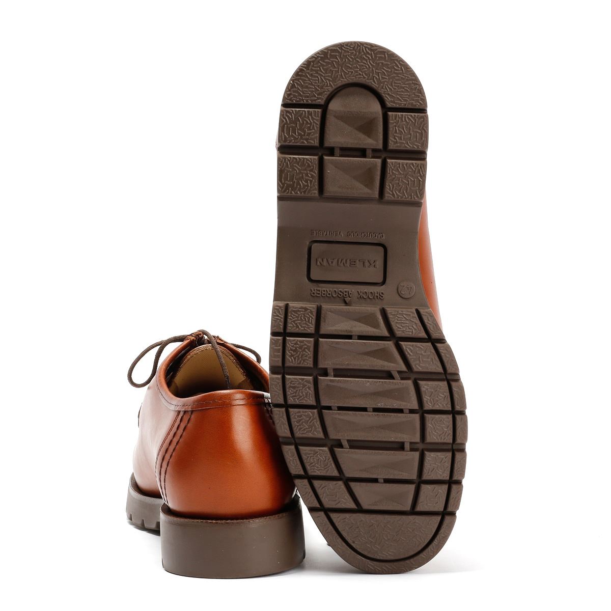 Kleman Padror TH Herren Leder Braune Schnürschuhe