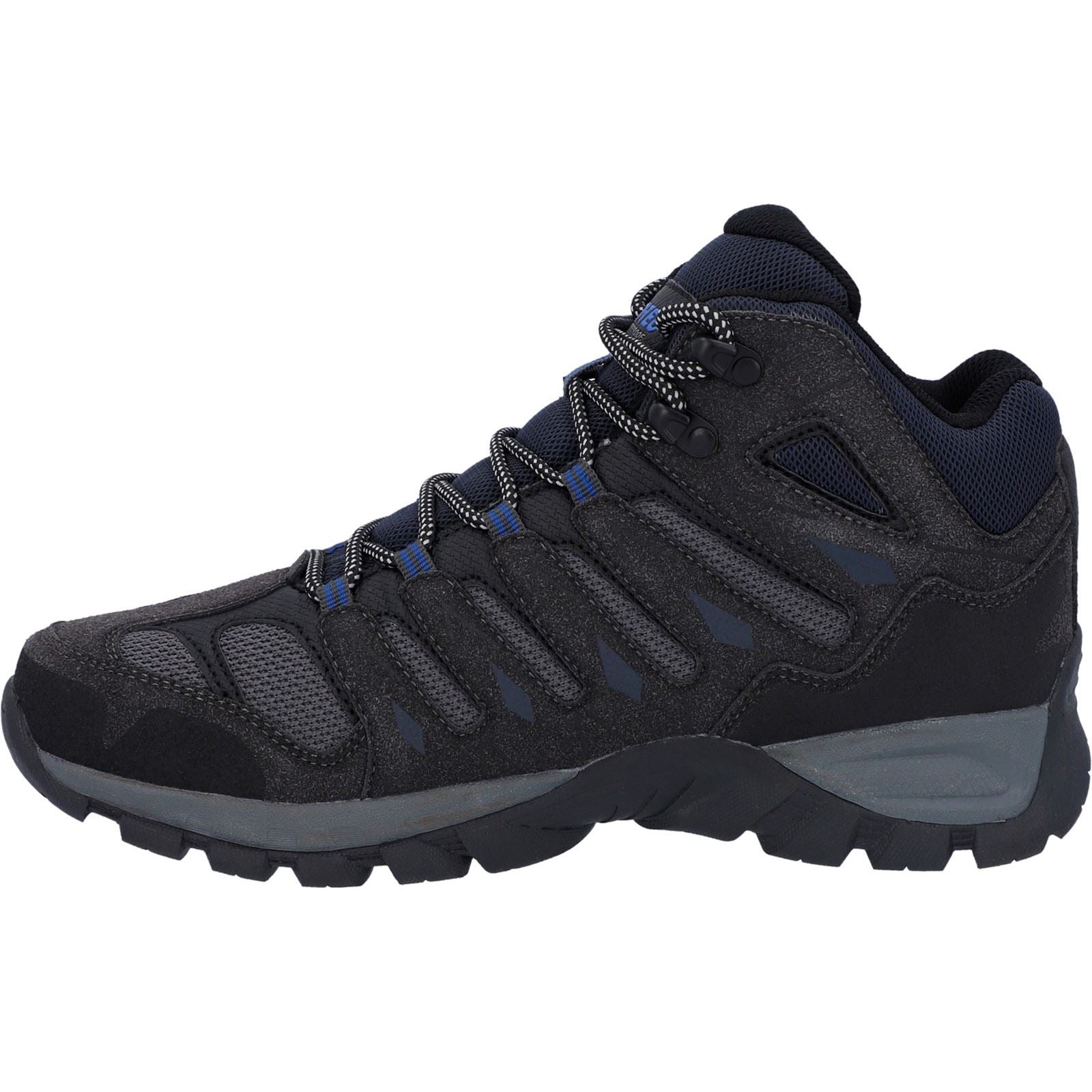 Hi-Tec Corzo Mid Polyurethan Herren Wanderstiefel In Anthrazit/Marinblau