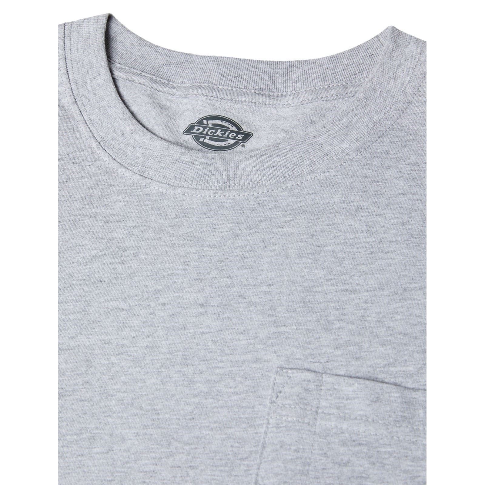 Dickies Pocket Tee Long Sleeve Baumwoll Herren Graues T-Shirt