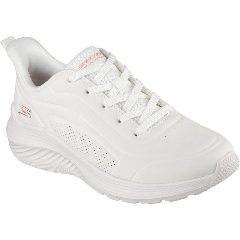 Skechers BOBS Sport Squad Waves Just Wading Synthetische Damen Sneaker In Weiß