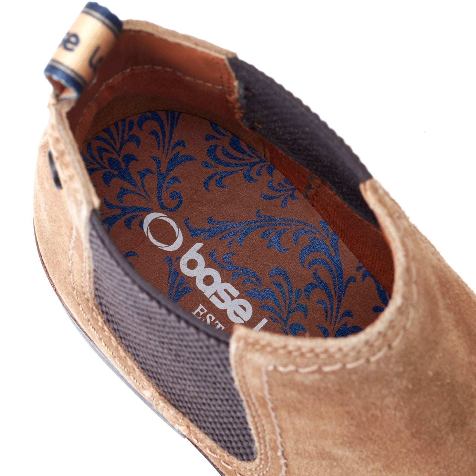 Base London Portland Herren Stiefel Aus Leder In Ingwerfarbe