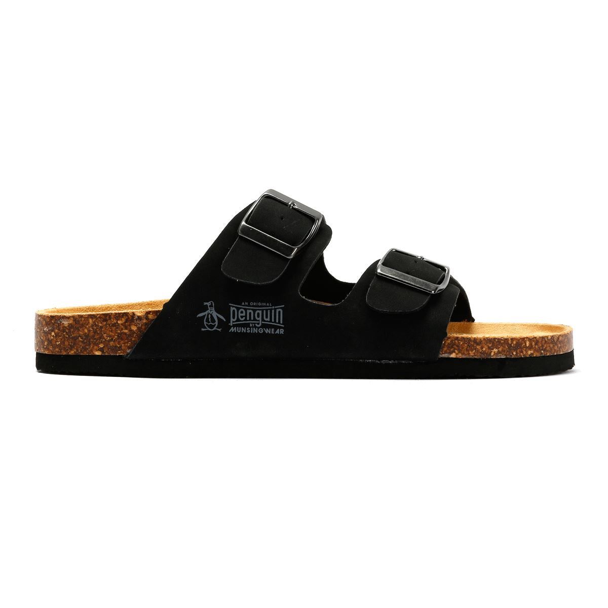 Penguin Port 2 Damen Schwarze Sandalen