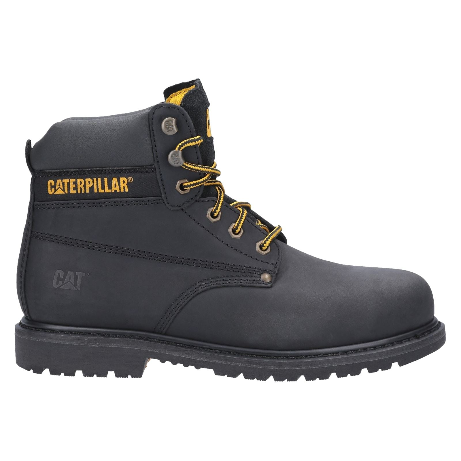 Caterpillar Powerplant Nubuck Schwarze Farbe Sicherheitsstiefel