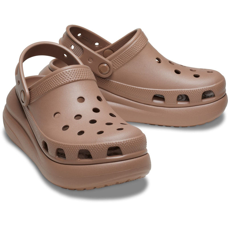 Crocs Classic Crush Eva Damen-Latte-Clogs