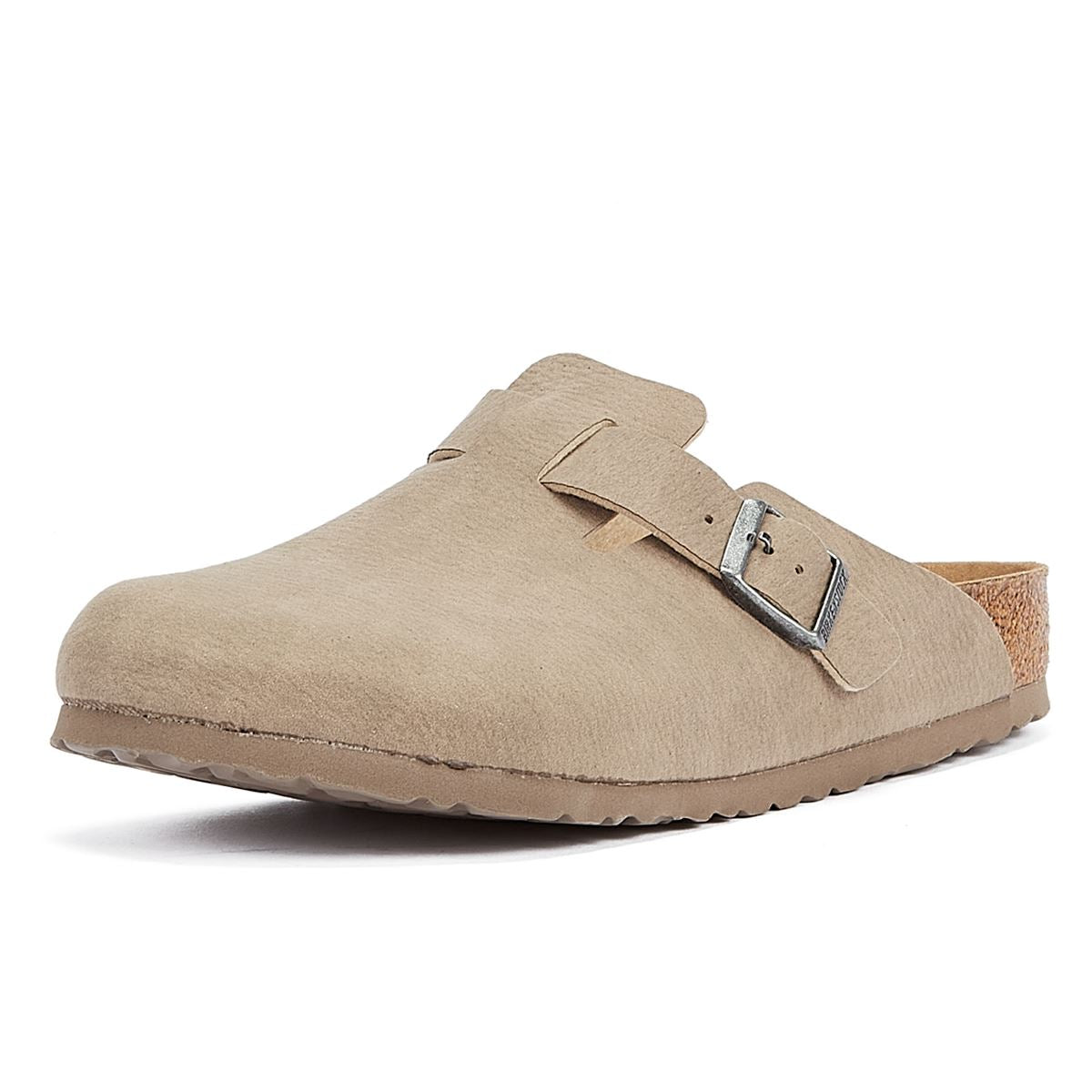Birkenstock Boston Synthetik Taupe Herren Graue Clogs