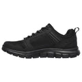 Skechers Track Knockhill Schwarze Farbe Ledersneaker Für Herren