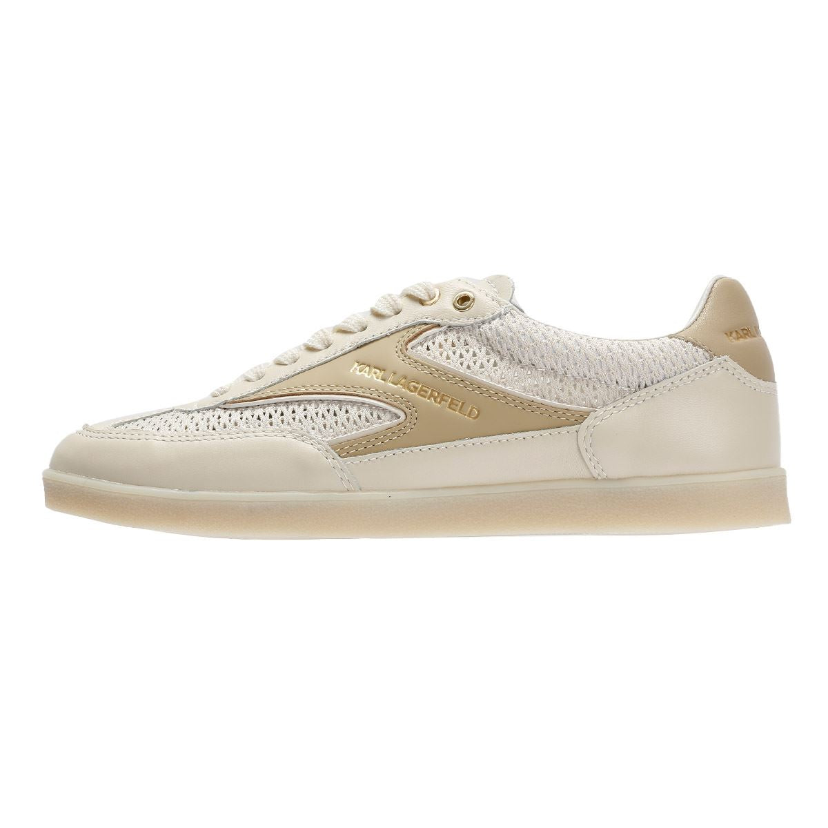 Karl Lagerfeld Kandidate Mesh Mix Damen Sneakers In Beige