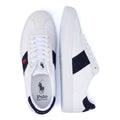 Ralph Lauren Vulc II Weiße Ledersneaker Für Herren