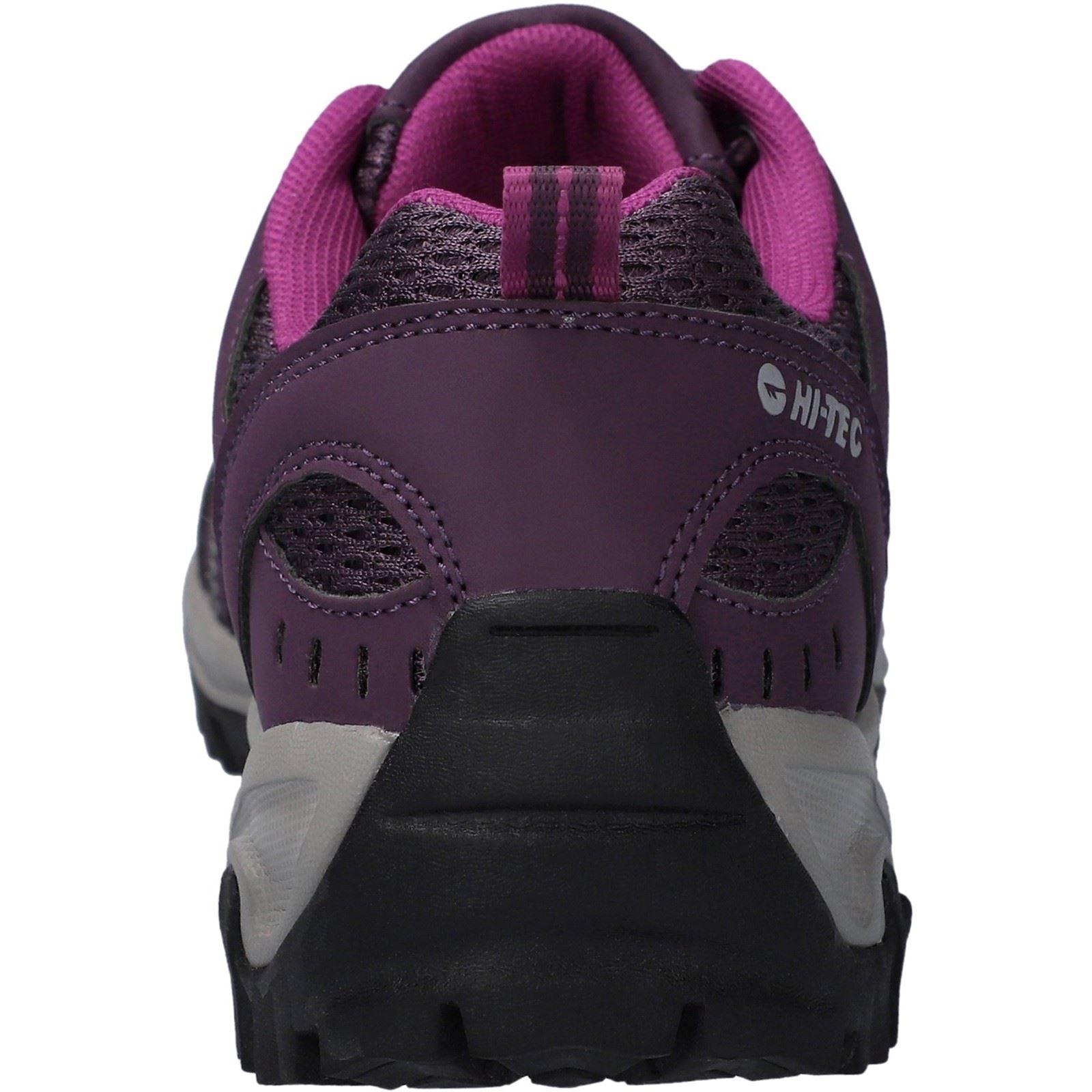 Hi-Tec Jaguar Polyester Damen Wanderschuhe in italienischem Pflaume/Festival-Fuchsia