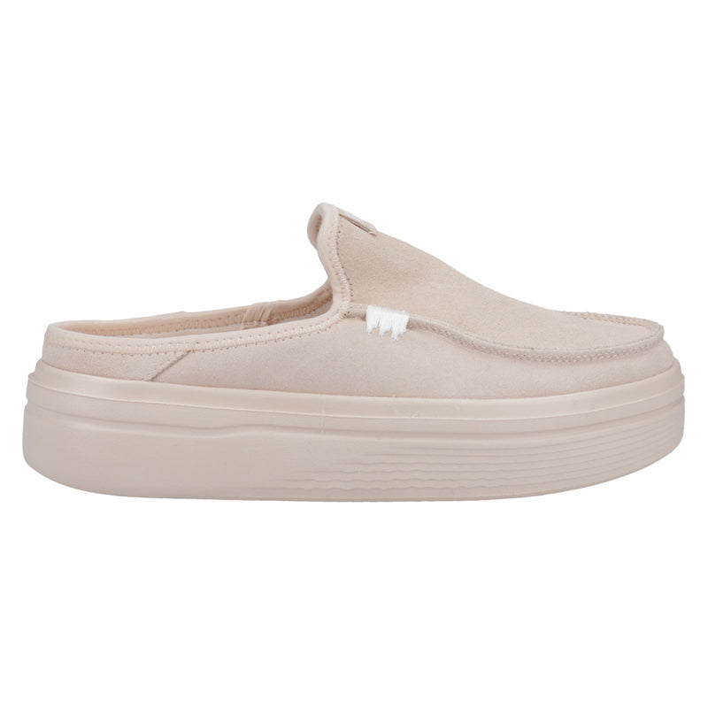 HEYDUDE Austin Lift Classic Leder Damen Pantoletten In Rosé