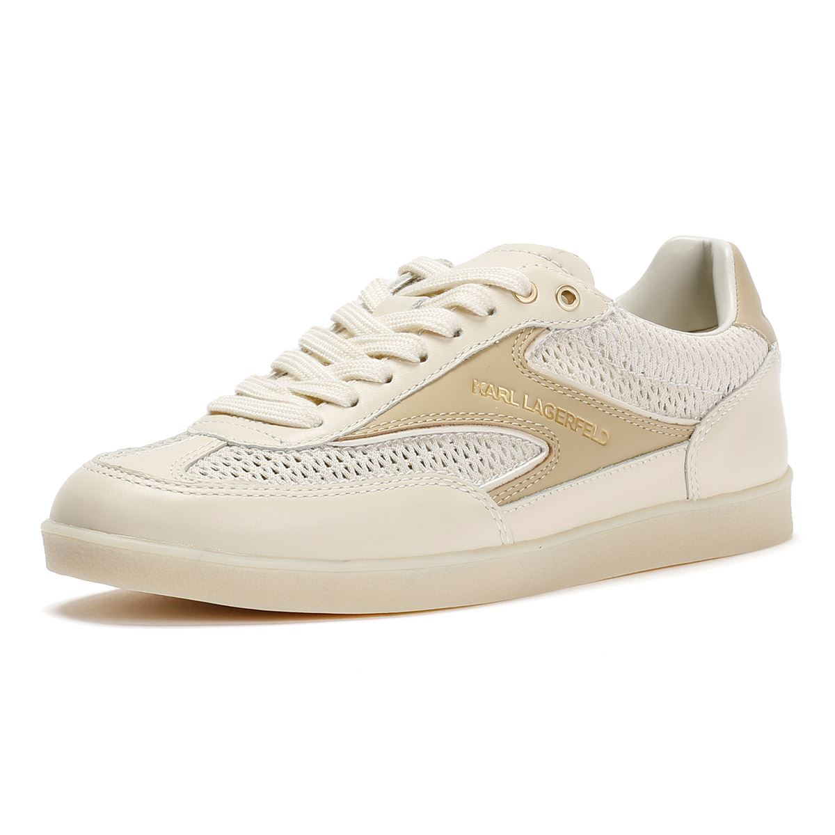Karl Lagerfeld Kandidate Mesh Mix Damen Sneakers In Beige