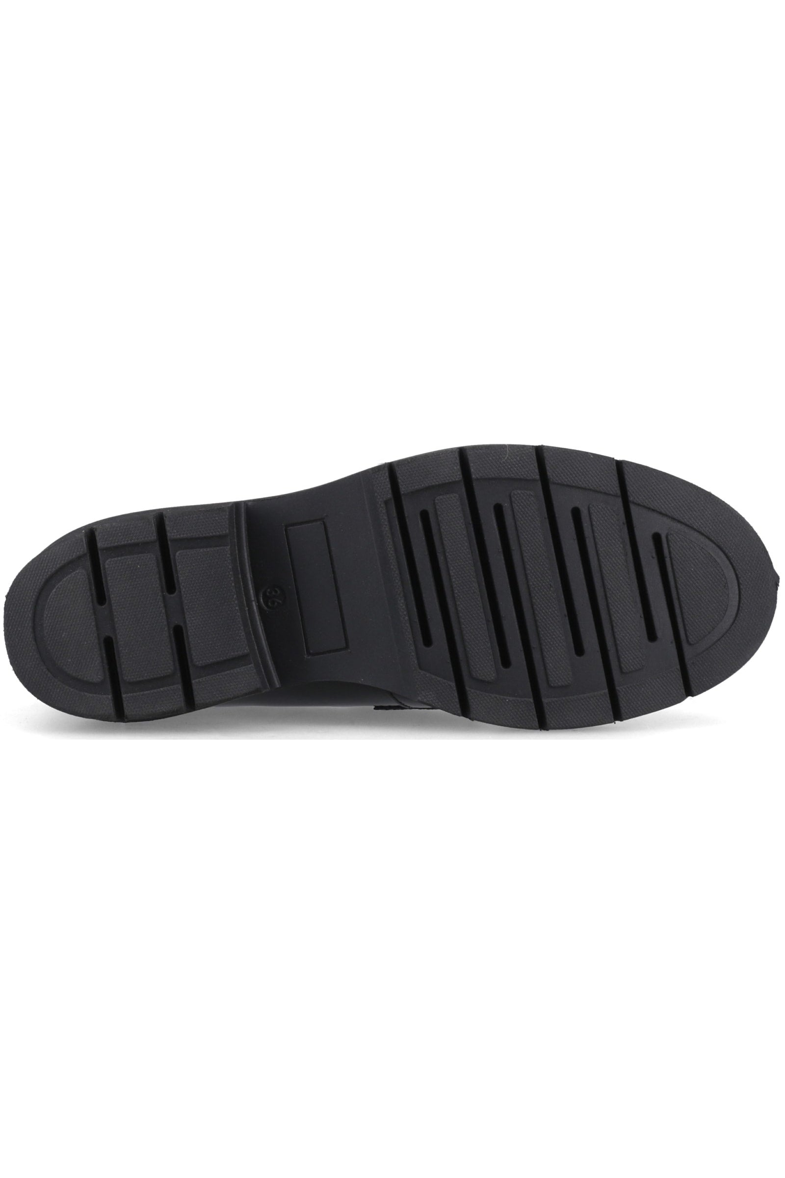 Pod Kaltin Damen Schwarze Farbe Lackleder Loafer