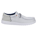HEYDUDE Wally Funk Open Mesh Herren Weiße Bootsschuhe