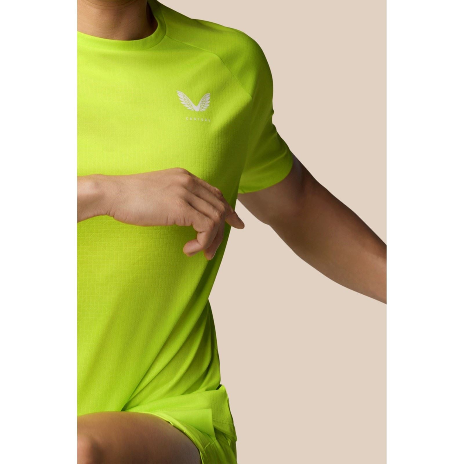 Castore Adapt T-Shirt Polyester Herren Grünes Activewear T-Shirts