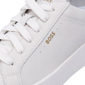 Boss Belwar Tennis Tumble Weiße Ledersneaker Für Herren