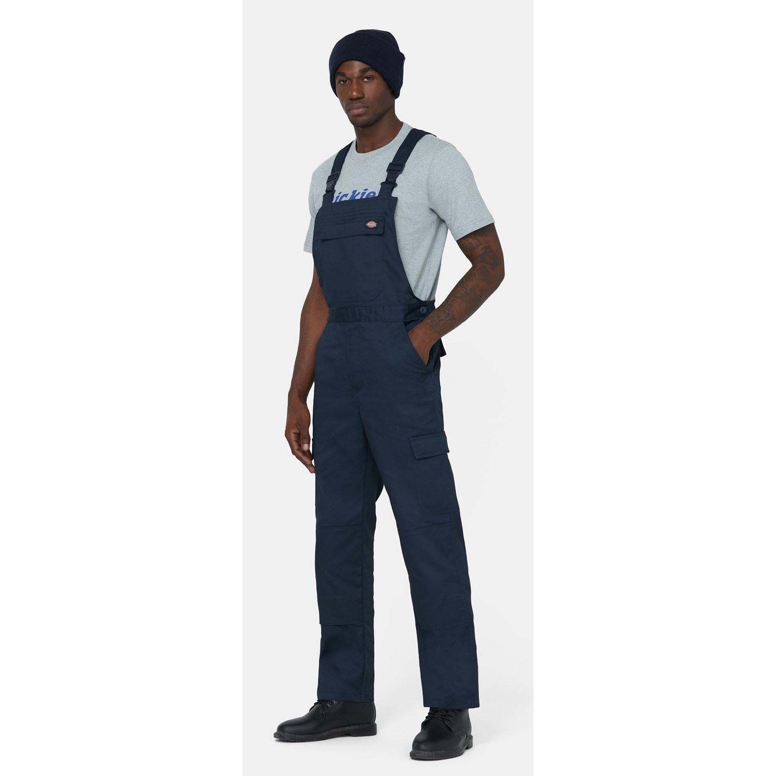 Dickies Everyday Bib and Brace Polyester Herren Blaue Arbeitsoverall