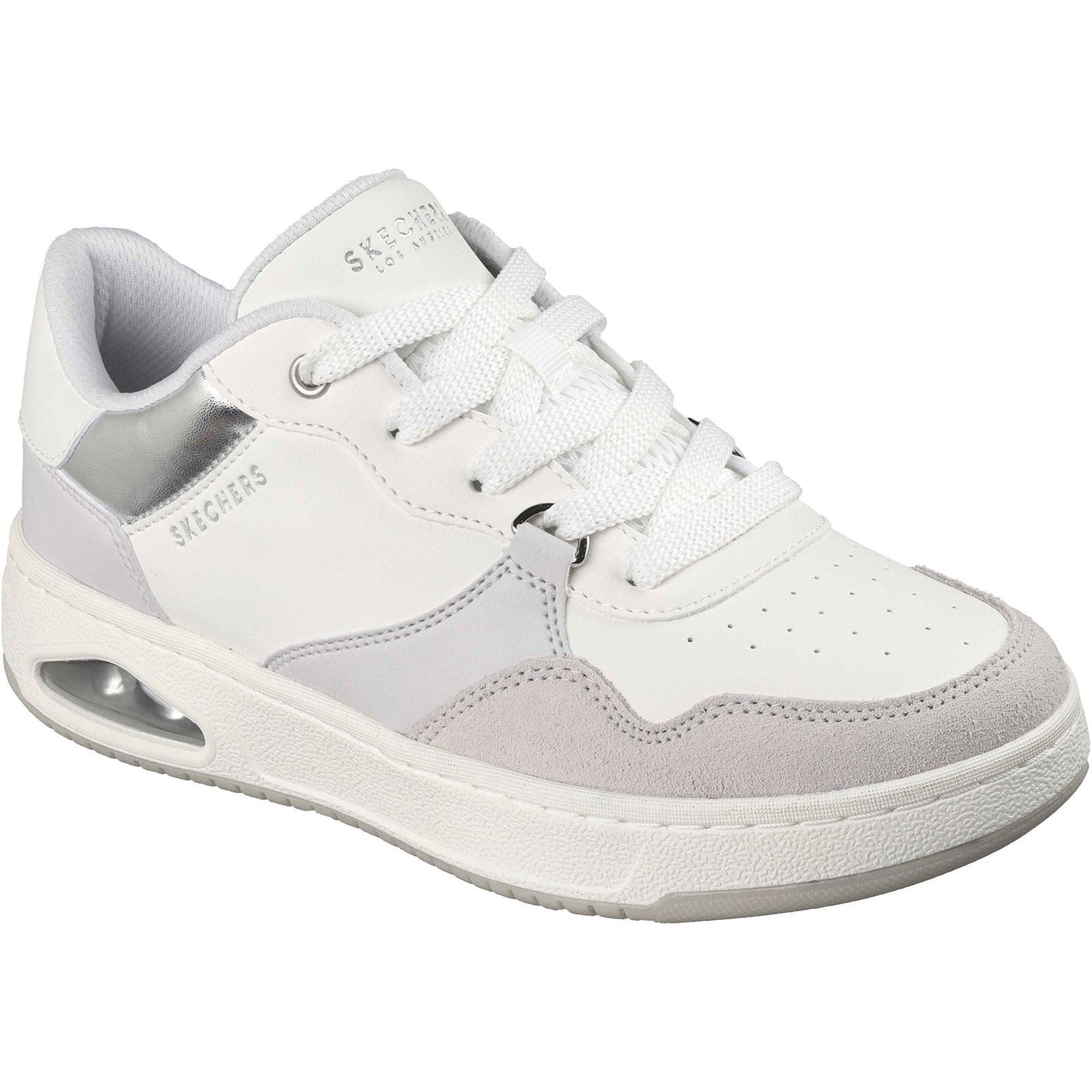 Skechers UNO CTL - Subtle Shimmer Polyurethan Damen Weiße Sneaker