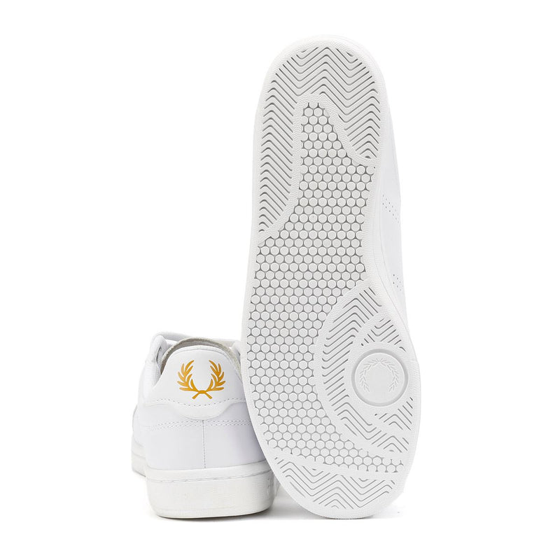 Fred Perry Cupsole Leder Herren Weiße Sneakers