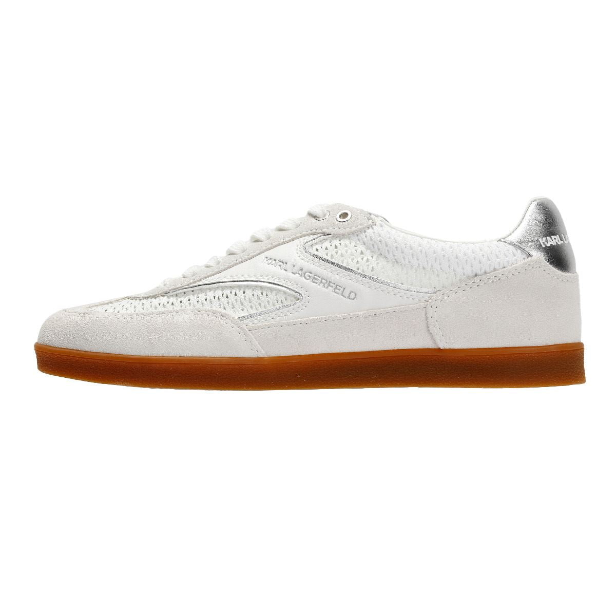 Karl Lagerfeld Kandidate Mesh Mix Damen Weiße Sneakers